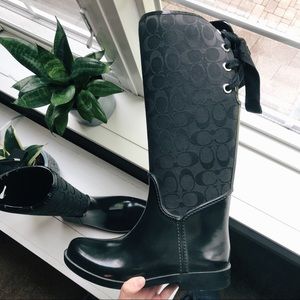 COACH RAIN BOOTS